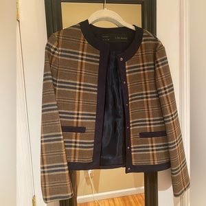 Zara crop blazer